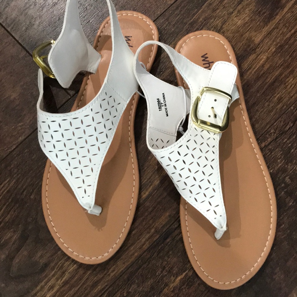 White Sandals